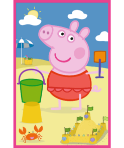 Peppa Pig Trefl 3×50 dalių dėlionė vaikams