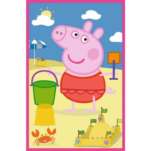 Peppa Pig Trefl 3×50 dalių dėlionė vaikams
