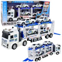 Policijos tralas su automobiliais