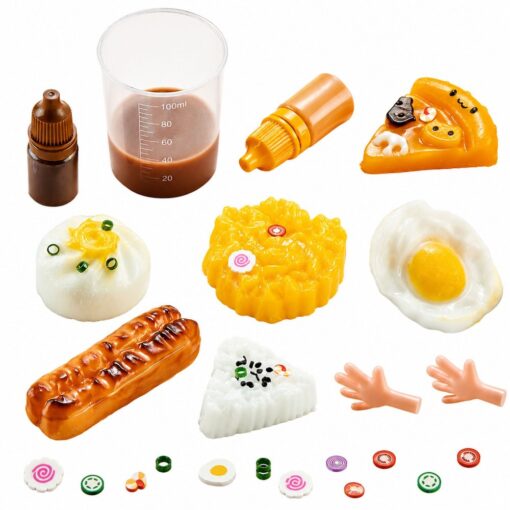 Pusryčių tematikos squishy kūrimo rinkinys vaikams