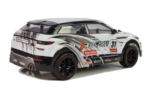 RC 2.4 GHz nuotoliniu valdomas sportinis automobilis su guminiais ratais