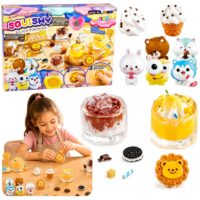 Saldumynų ir gėrimų squishių kūrimo rinkinys vaikams