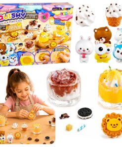Saldumynų ir gėrimų squishių kūrimo rinkinys vaikams
