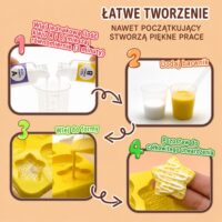 Sausainių ir desertų squishių kūrimo rinkinys vaikams