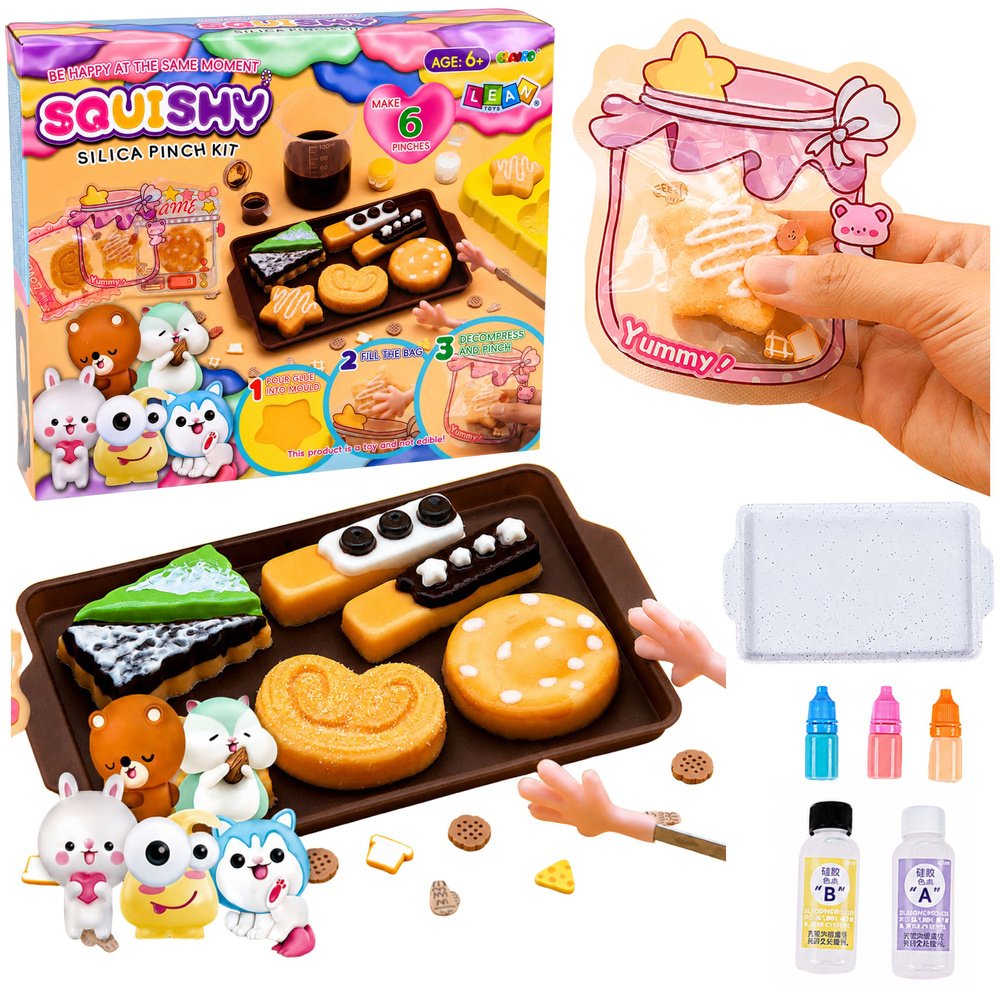 Sausainių ir desertų squishių kūrimo rinkinys vaikams Sausainių ir desertų squishių kūrimo rinkinys vaikams