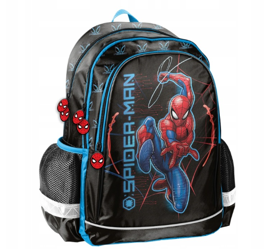 PASO Spider‑Man mokyklinė kuprinė berniukui