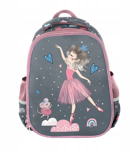 PASO Balerina premium mokyklinė kuprinė mergaitėms