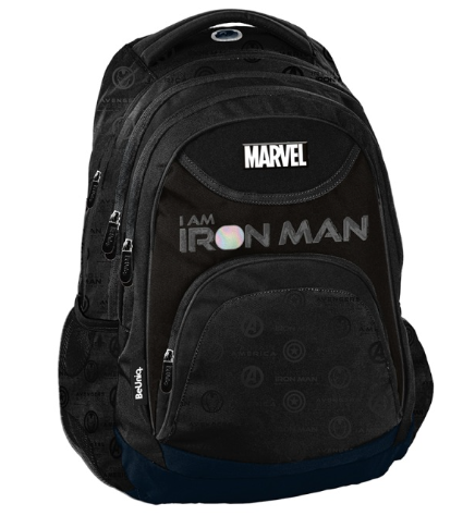 BeUniq Iron Marvel mokyklinė kuprinė