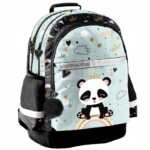 PASO Panda mokyklinė kuprinė mergaitėms