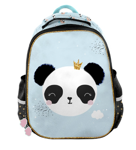 PASO Panda Premium mokyklinė kuprinė mergaitėms PASO Panda Premium mokyklinė kuprinė mergaitėms