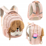 ASTRABAG Fluffy Puppy mokyklinė kuprinė mergaitėms