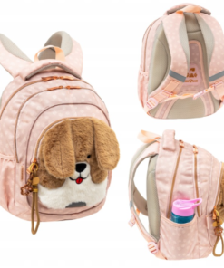 ASTRABAG Fluffy Puppy mokyklinė kuprinė mergaitėms