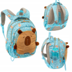 ASTRABAG Fluffy Capybara mokyklinė kuprinė mergaitėms