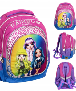 Rainbow High Silver Style mokyklinė kuprinė mergaitėms – 20 L