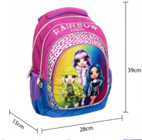 Rainbow High Silver Style mokyklinė kuprinė mergaitėms – 20 L - Image 2