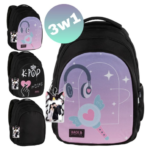 BackUP K‑POP 3‑in‑1 mokyklinė kuprinė – 26 L