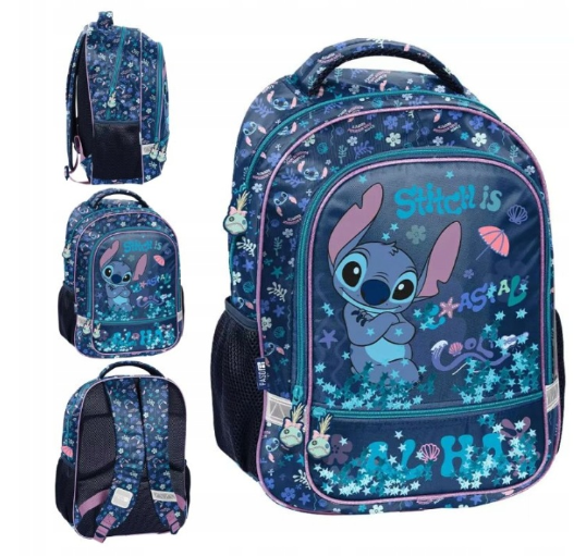 PASO Stitch Coastal Cool mokyklinė kuprinė vaikams