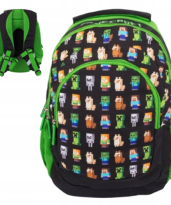 Astra Minecraft Multi Characters mokyklinė kuprinė