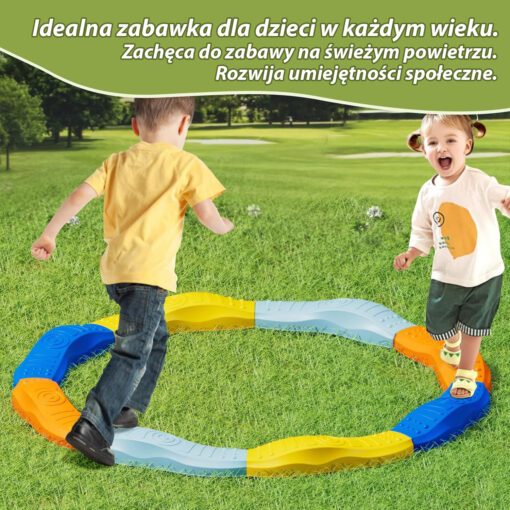 Sensorinė balansavimo trasa – 8 dalių bangos/ratukas