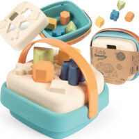 Smoby Green rūšiavimo kibirėlis – ekologiškas formelių rūšiuoklis iš cukranendrių bioplastiko