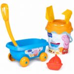 Smoby Peppa Pig smėlio rinkinys su vežimėliu