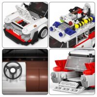 Sportinio automobilio konstruktorius iš 631 detalės