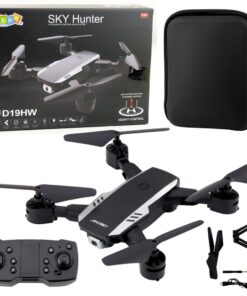 Sulankstomas dronas su Wi‑Fi kamera ir 15 min. skrydžiu