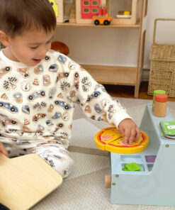 Tooky Toy medinė picų krosnis su priedais – kūrybinei picų šventei