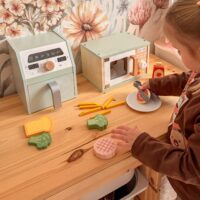 Tooky Toy medinei „Air Fryer“ gruzdintuvei