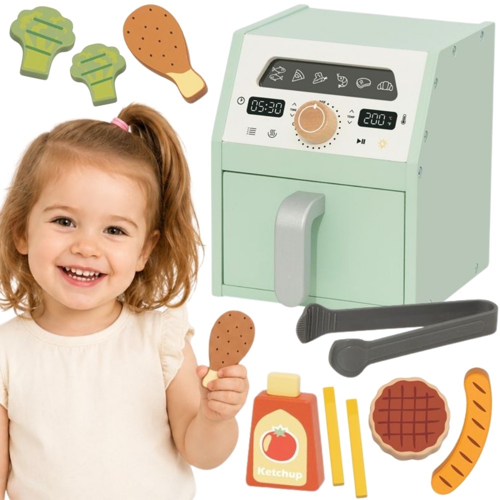 Tooky Toy medinei „Air Fryer“ gruzdintuvei