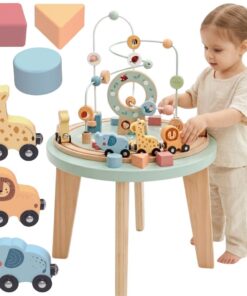 Tooky Toy medinis Montessori veiklos stalas