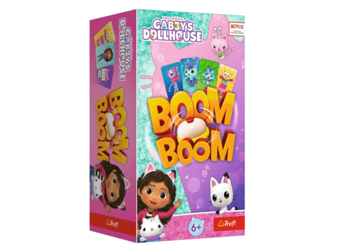 Trefl 02548 Boom Boom Gabby’s Dollhouse šeimos žaidimas