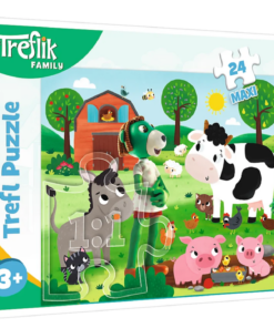 Trefl 14361 Treflikų šeima MAXI dėlionė 24 det.