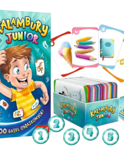 Trefl Charades Junior – vaikų mimikos ir gestų žaidimas