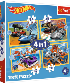 Trefl Hot Wheels 4in1 dėlionė