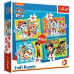 Trefl Paw Patrol 4in1 dėlionė
