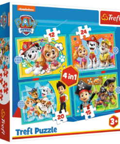 Trefl Paw Patrol 4in1 dėlionė