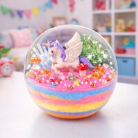 Unicorn Terrarium – kristalų auginimo rinkinys vaikams