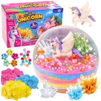 Unicorn Terrarium – kristalų auginimo rinkinys vaikams