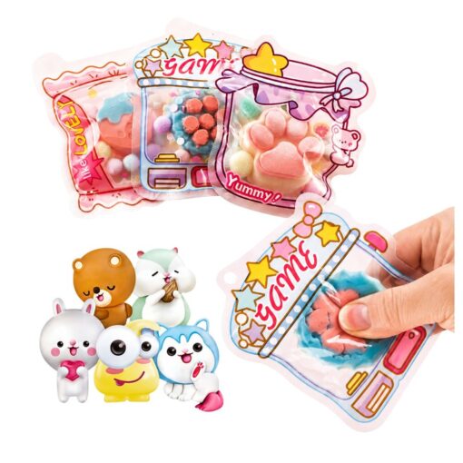 Vaisių squishių kūrimo rinkinys su spalvos keitimo efektu