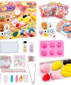 Vaisių squishių kūrimo rinkinys su spalvos keitimo efektu