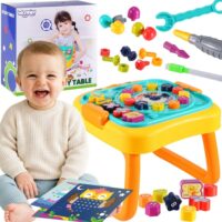 WOOPIE 3in1 edukacinis stalas su varžtais