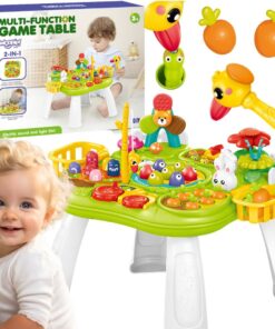 WOOPIE 5in1 edukacinis interaktyvus stalas su garsais ir šviesomis