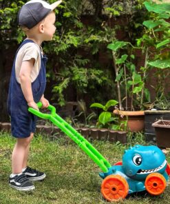 WOOPIE Dinozauras – automatinė muilo burbulų mašina su stumduku