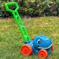 WOOPIE Dinozauras – automatinė muilo burbulų mašina su stumduku