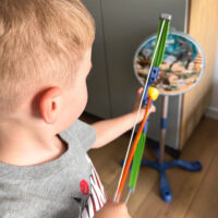 WOOPIE Dinozaurų lanko rinkinys su taikiniu ir 3 strėlėmis