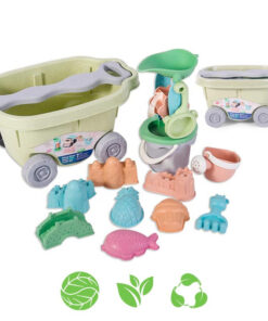 WOOPIE GREEN ekologiškas smėlio karučio rinkinys vaikams