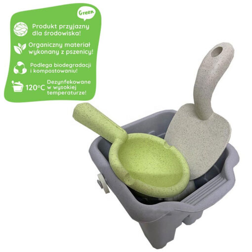 WOOPIE GREEN ekologiškas smėlio rinkinys iš kviečių šiaudų