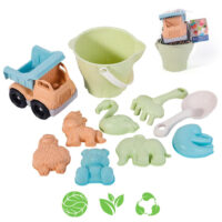 WOOPIE GREEN ekologiškas smėlio rinkinys iš kviečių šiaudų
