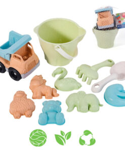 WOOPIE GREEN ekologiškas smėlio rinkinys iš kviečių šiaudų